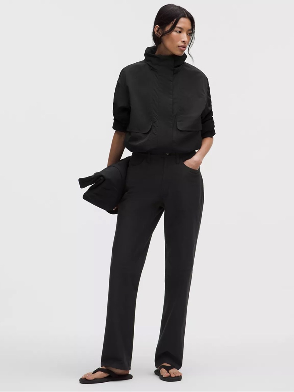 Lululemon EasyFive Mid-Rise Relaxed-Straight Pant in size 24